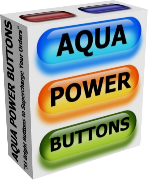 aqua power buttons graphics