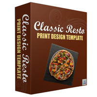 Classic Resto Print Design Template