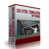 250 HTML Templates WP Themes and Graphics
