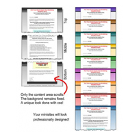 12 Minisite Templates